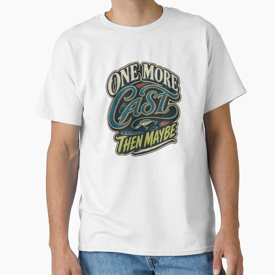 One More Cast Funny Fishing Quote by FZ Studio