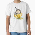 Cute Hedgehog and Bunny Friends Rain Illustration Woodland Animals by CreativeBu