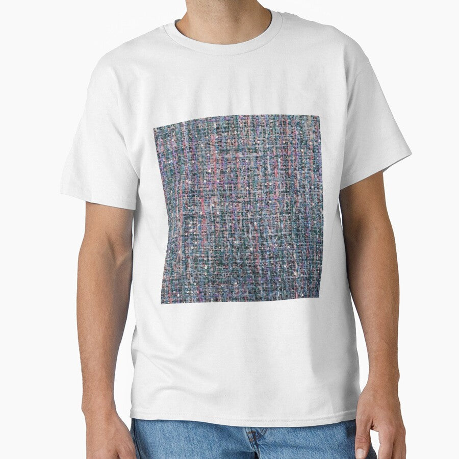 Sky blue candy floss pink tweed designer Karen Colville1 by Aquila Light Pictures Unisex
