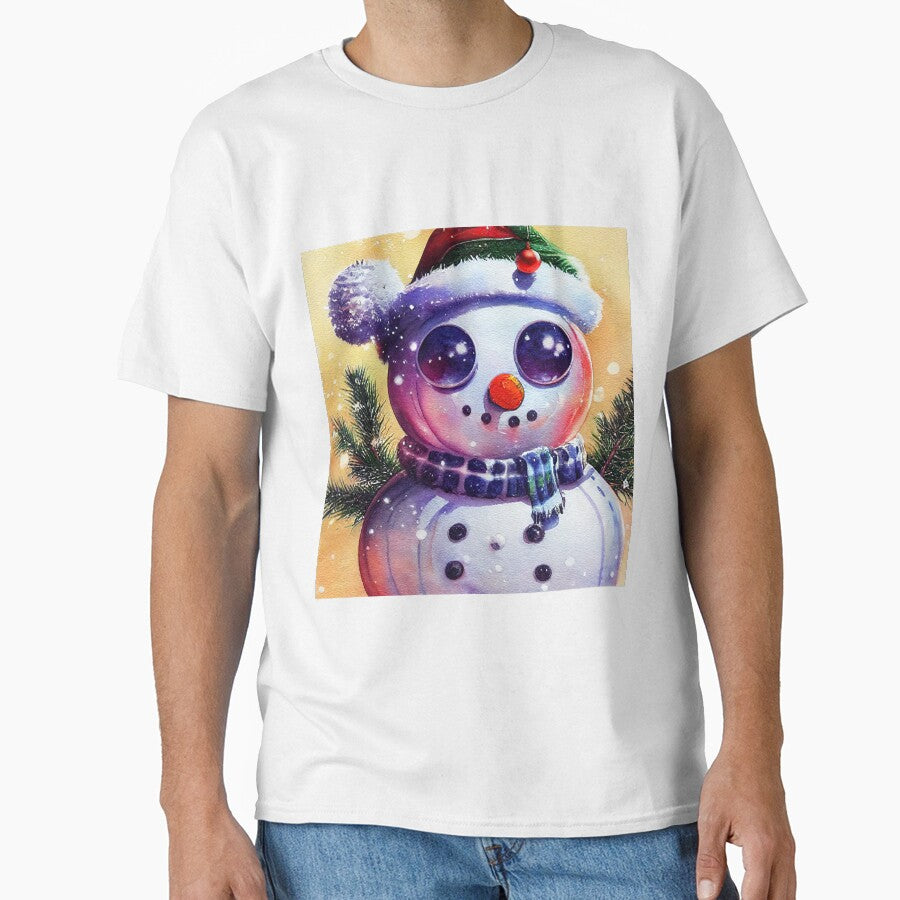 Cute Christmas Snowman by art8085