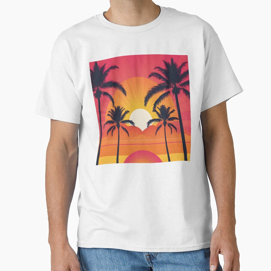Retro Sunset Palm Trees 80s Vintage Aesthetic - 6 by RELAX STATION