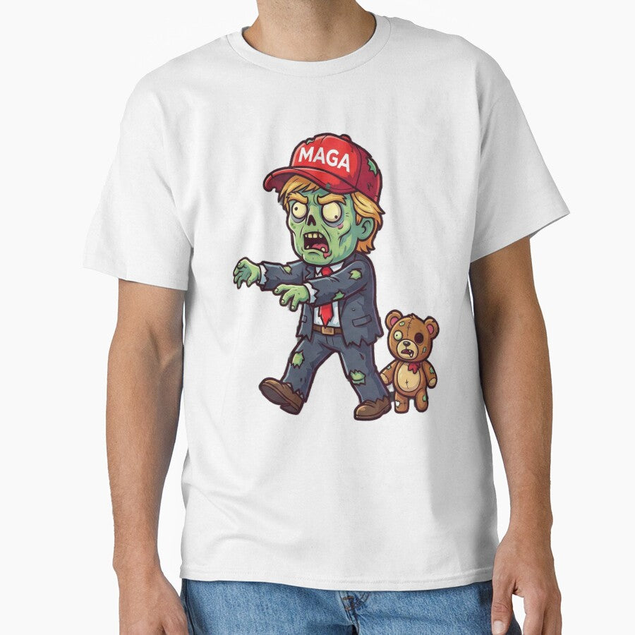 Zombie Trump & Teddy: MAGA Parody Art by KYVA Brand