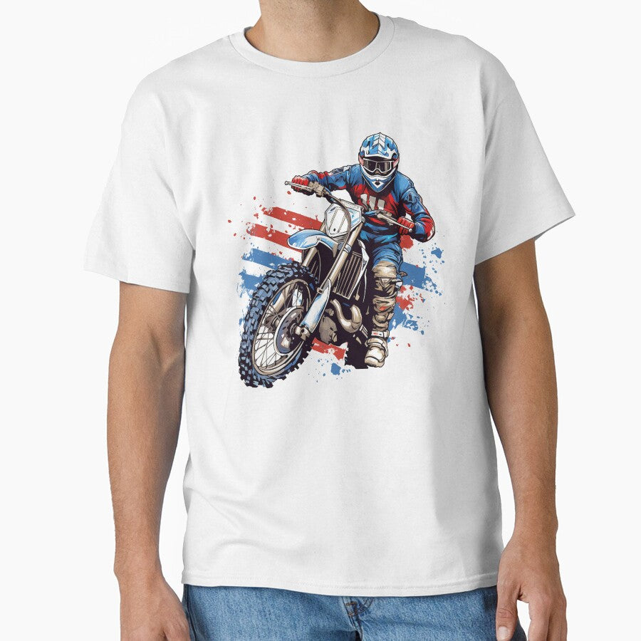 Motocross Us Flag Design Transparent | PNG Sublimation. by JhazAineArtShop