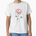Tattoo Style Gothic Rose Burst Background Dark Floral Art by Say It With Ink Unisex