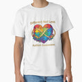 Different Not Less – Rainbow Puzzle Heart Autism Awareness Graphic by CoastalEmp
