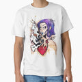 Ghost Haunted House Alt Girl Art Design - Spooky Halloween Shirt - Unique Gifts for her by DearhoneyandArt
