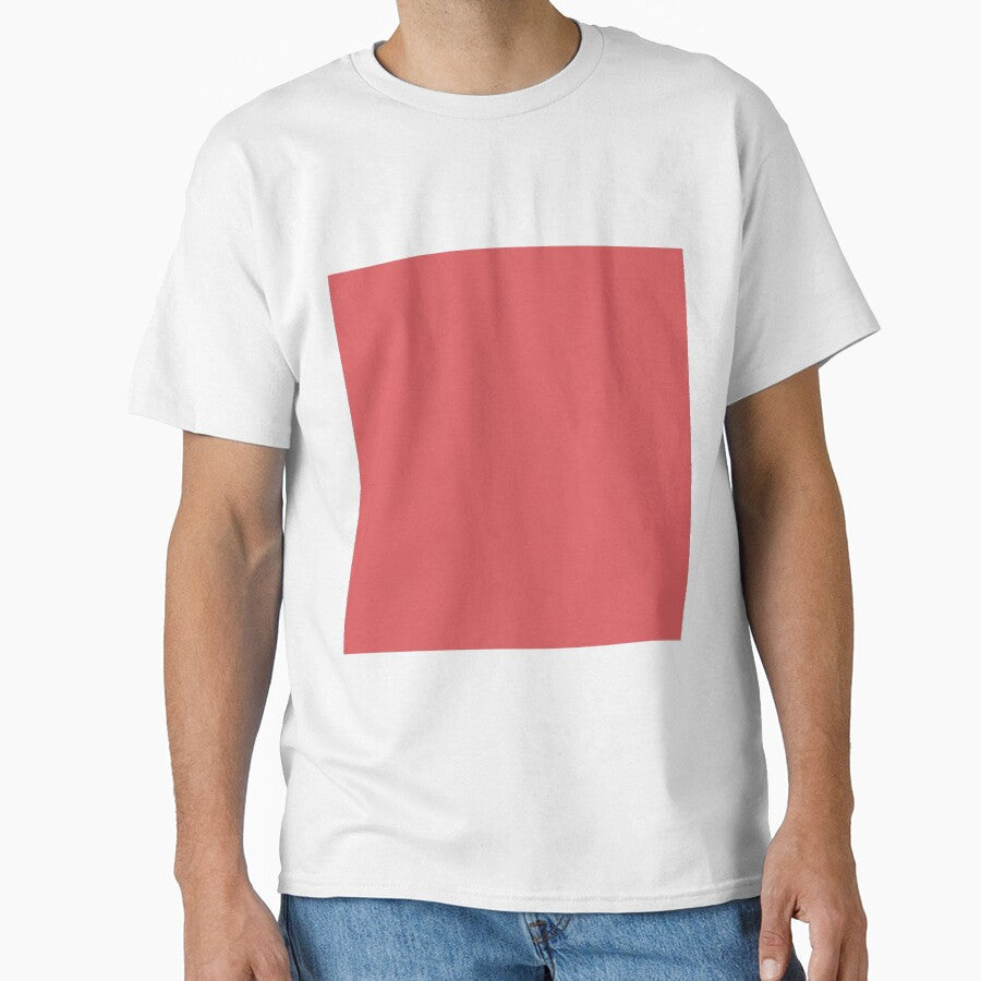 Plain Solid Color Coral Red Pink Vivid Pink Magenta (C10 M80 Y60) by mimihuang creations Unisex