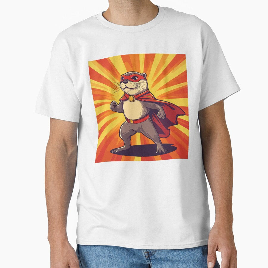 Otter Superhero by NicolasGlowArt