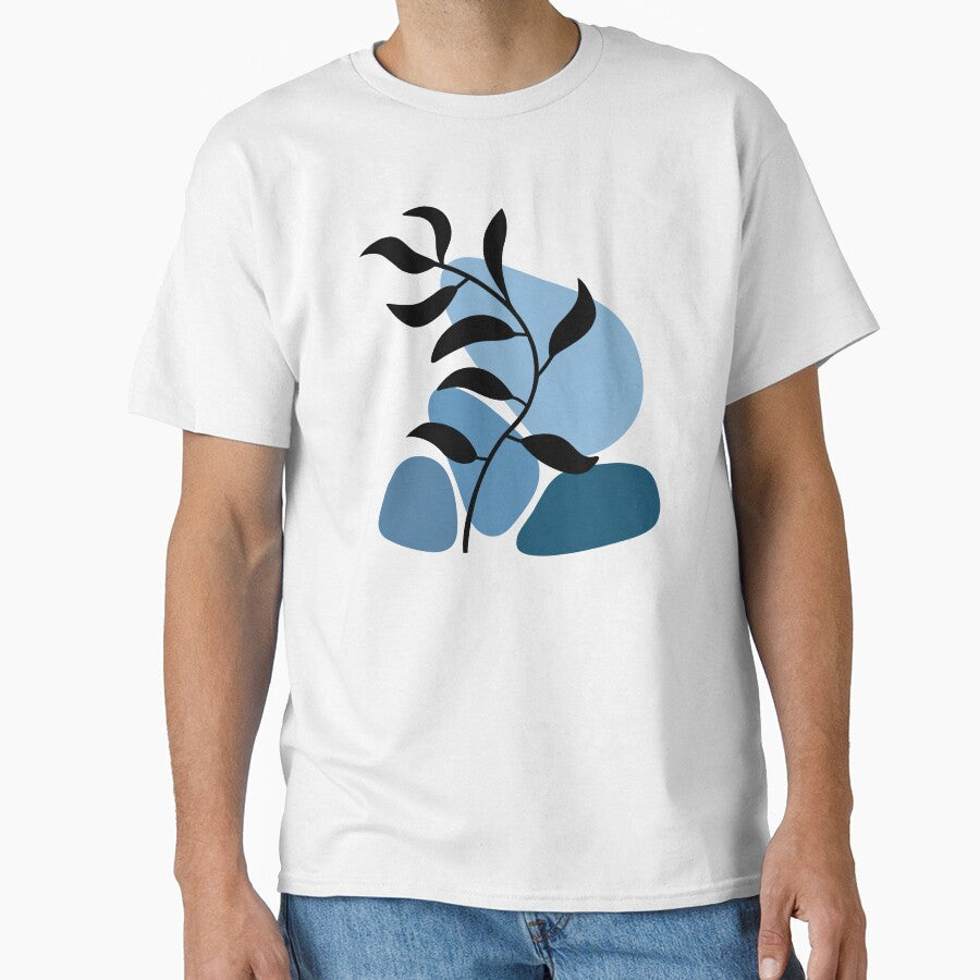 Whimsical Nature Blue Boho Minimalism by Sartoris Art Unisex