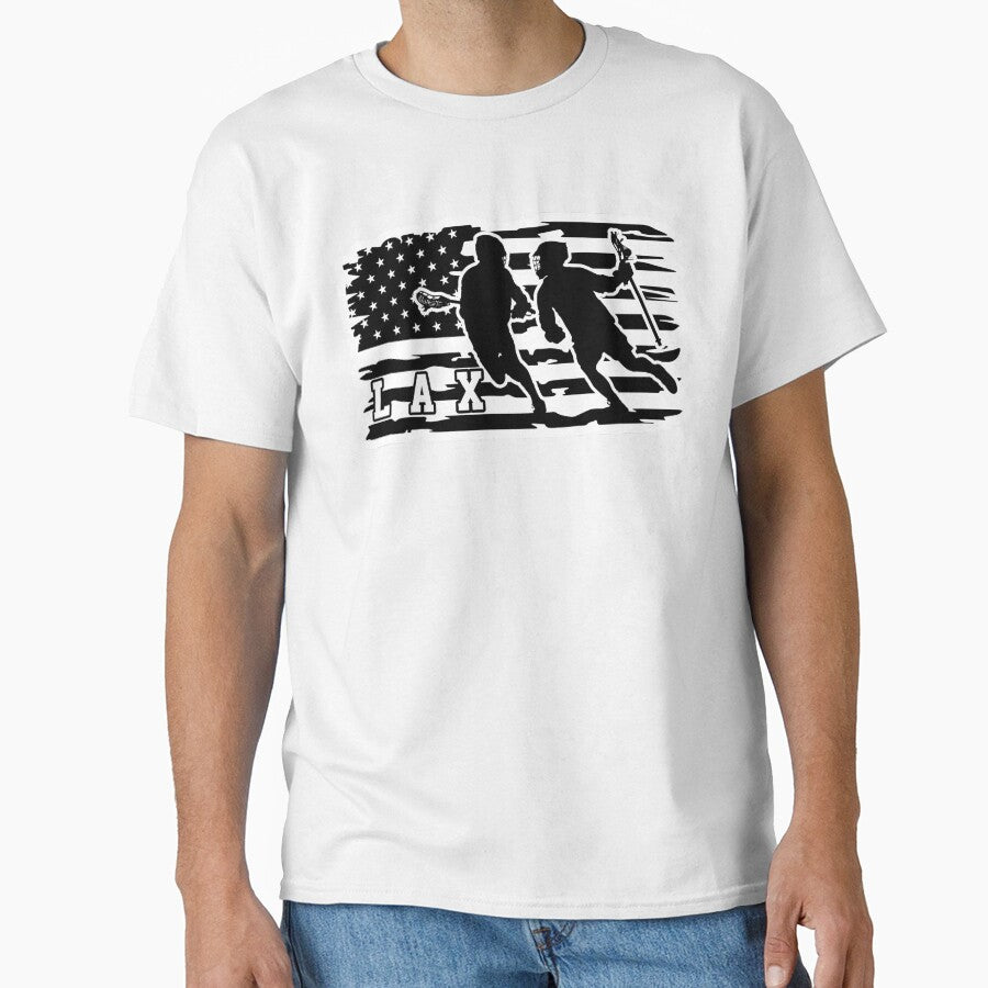 Lacrosse | LAX Players in US Flag by MYpngShop