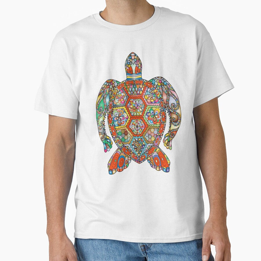 Turtle Multi Colour by Fairyjam Unisex