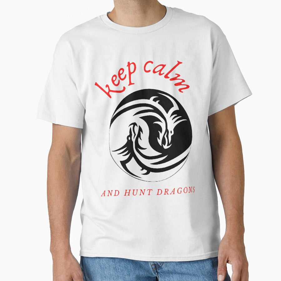 keep calm and hunt dragons Premium by LuckyLukee Unisex
