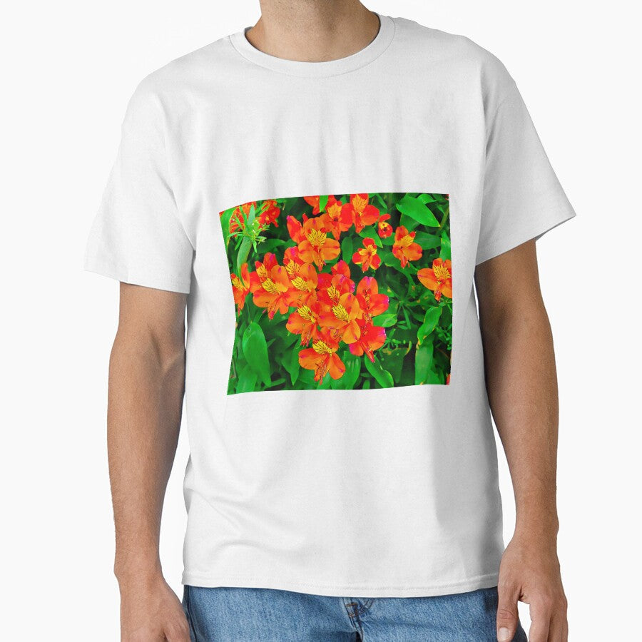 Vibrant Orange flowers summer pattern by santoshputhran Unisex