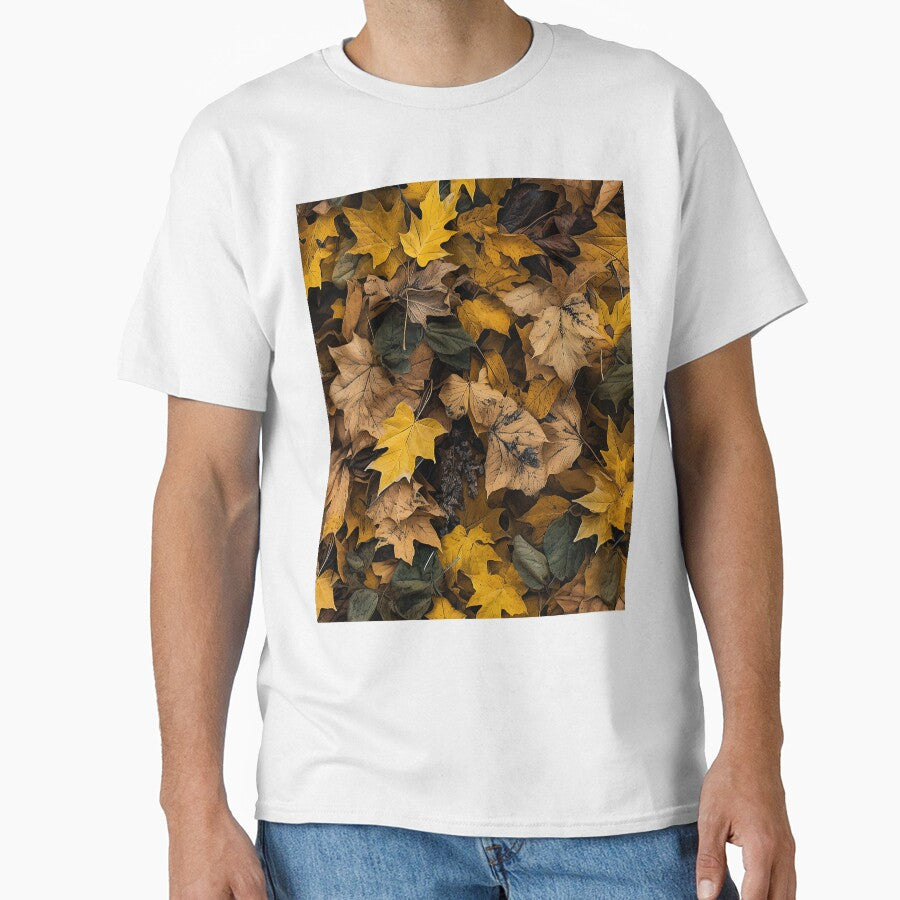 Autumn Leaves Camouflage All-Over Print T-Shirt by Reichcorp