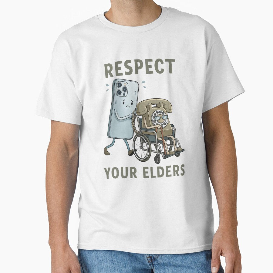 Respect Your Elders Retro by charoen-design Unisex