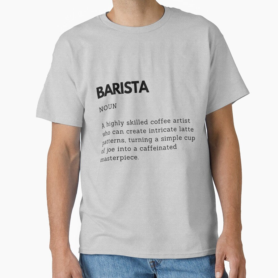 Funny Barista Definition – Coffee Lover Humor by PakoArtStudio