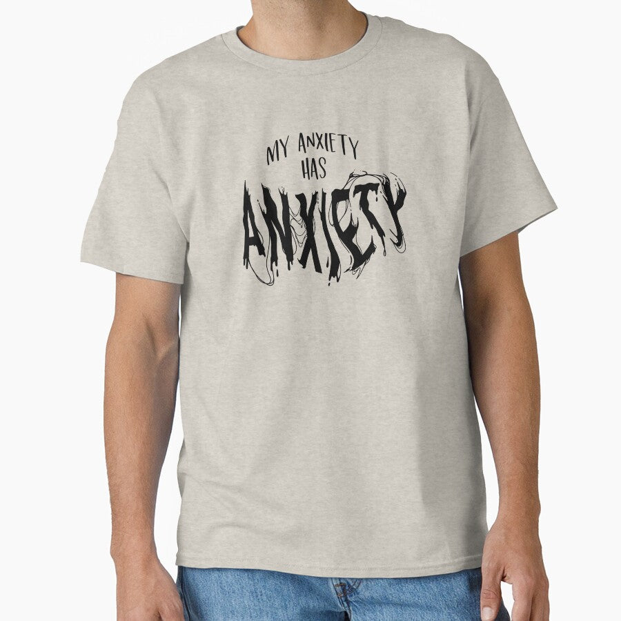 My Anxiety Has Anxiety Black Text by inspiredalike