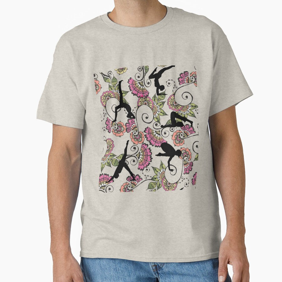 Pattern Ornamental Yoga by ramanandr