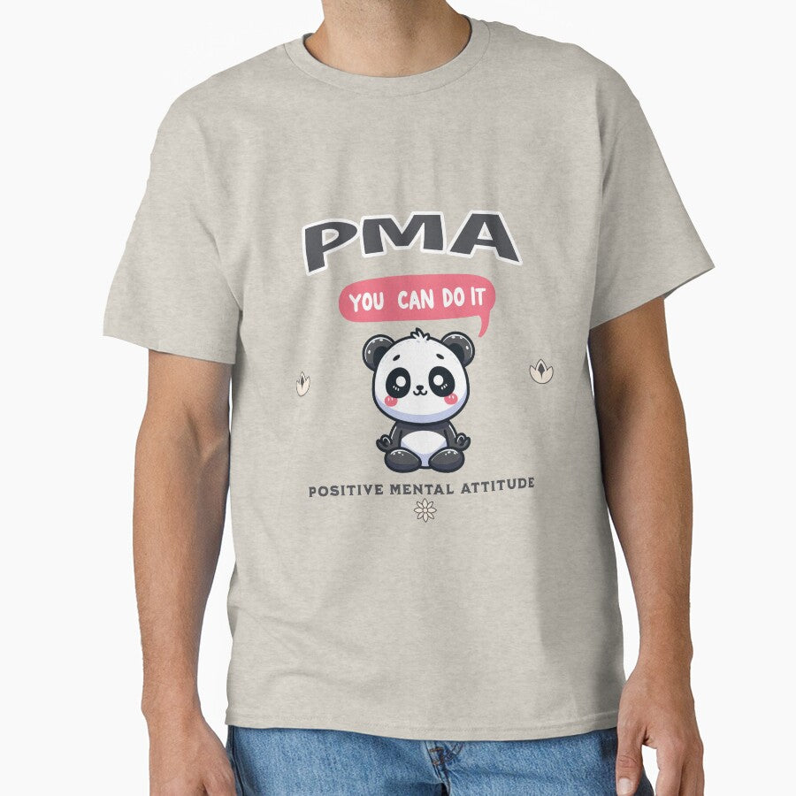 positive mental attitude Panda by LemuellTrends