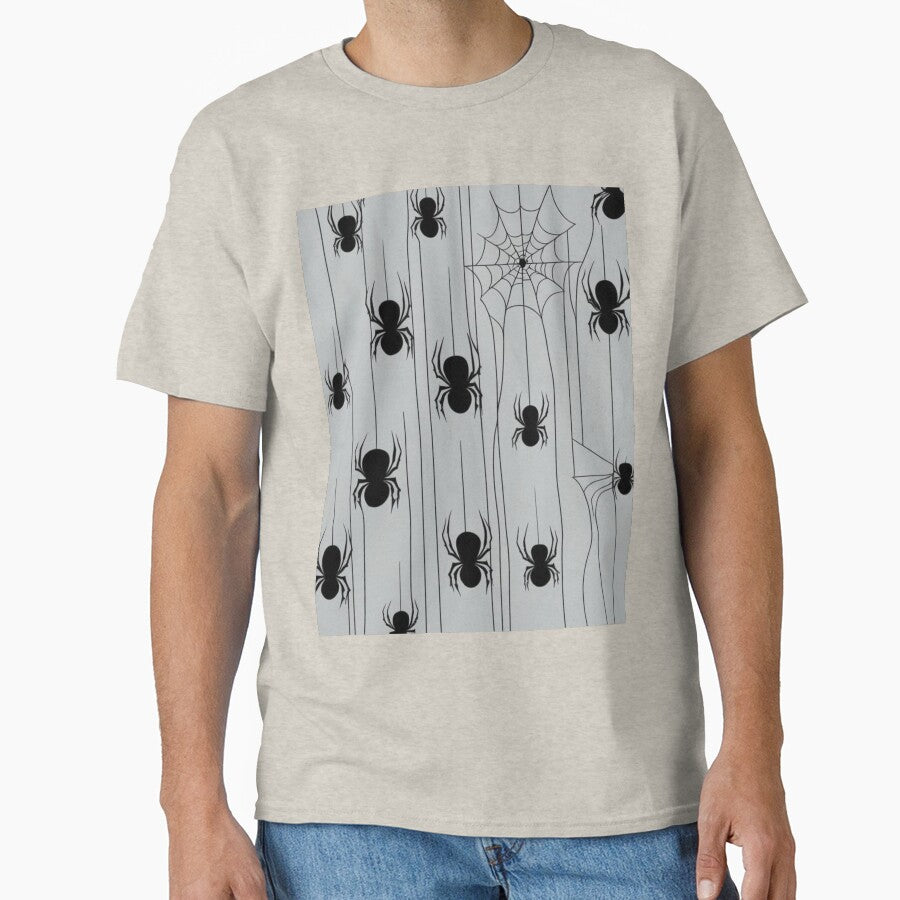 Descending Spiders | Minimalist Pattern | All-Over Print by All Creative Designer
