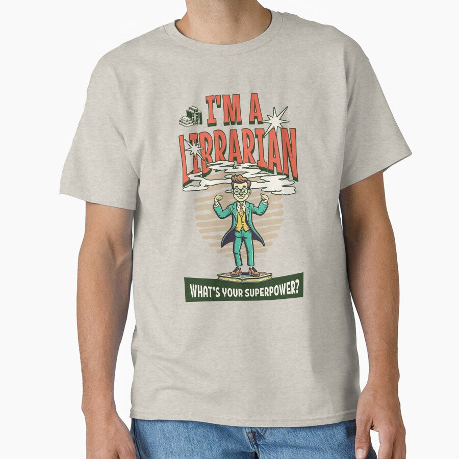 I'm a librarian. What’s your super power? Best librarian gift by Zandalus