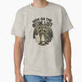 Vintage Raccoon High On The Bitin' List Funny Gift by chattsuede