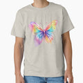 Pastel Gradient Butterfly with Soft Shadow 3D Effect Print by TheGaliyaStudio