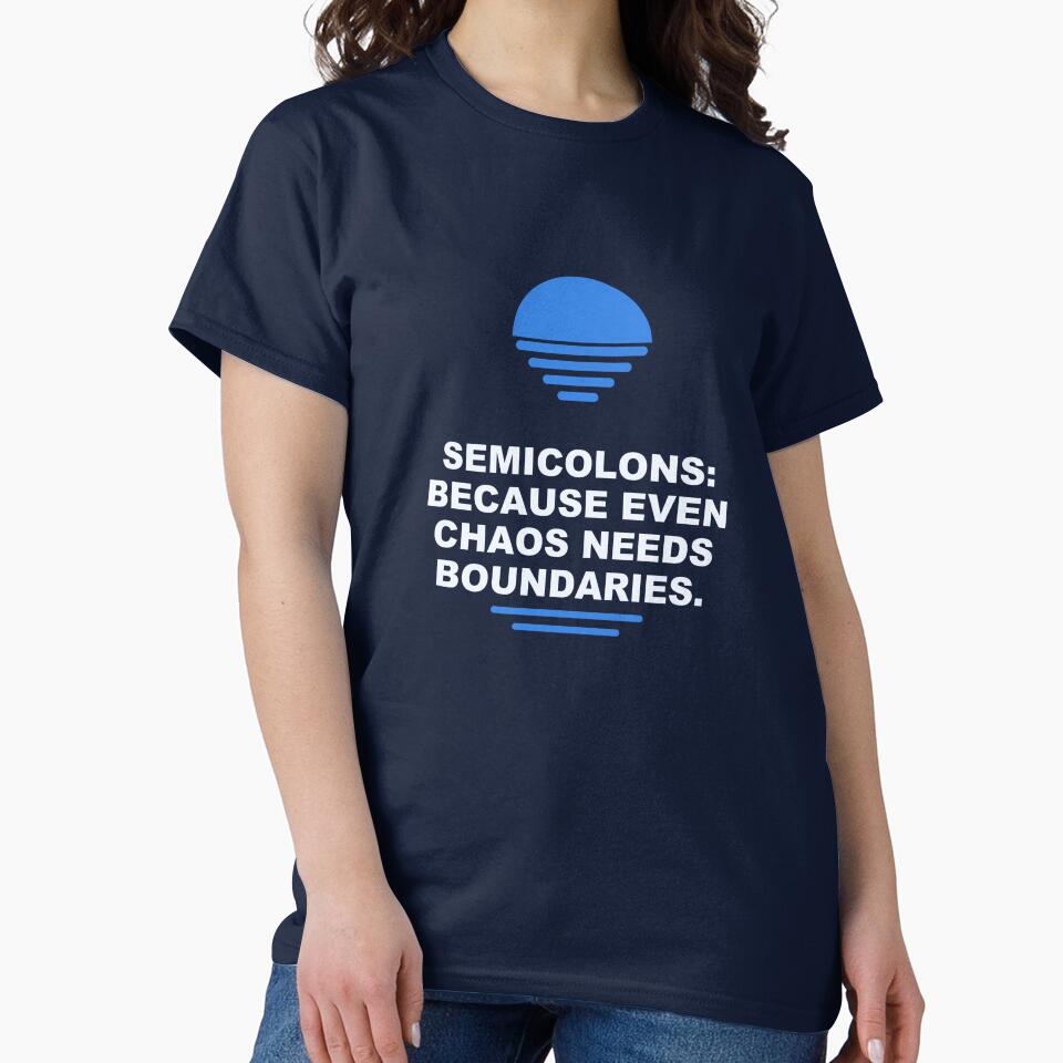 Coder Semicolons - Engineer Gift by Harlo.co