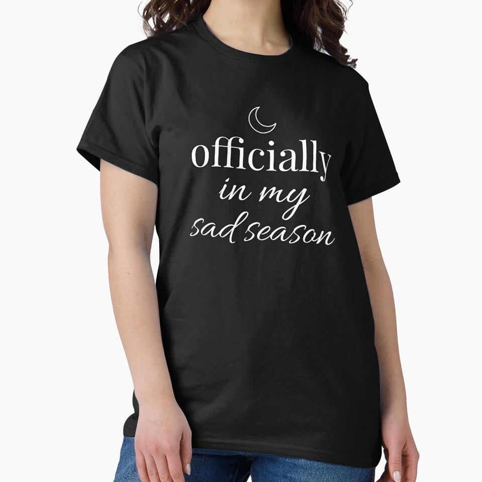 Officially In My Sad Season – Minimalist Emotional Aesthetic Design by Arismatica Design