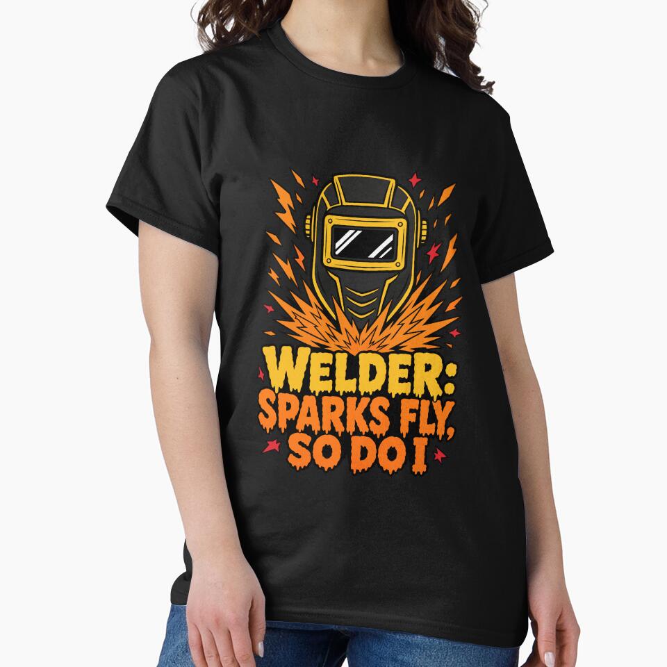 Welder Halloween Welding Mask Sparks Fly So Do I by Uglyandcute