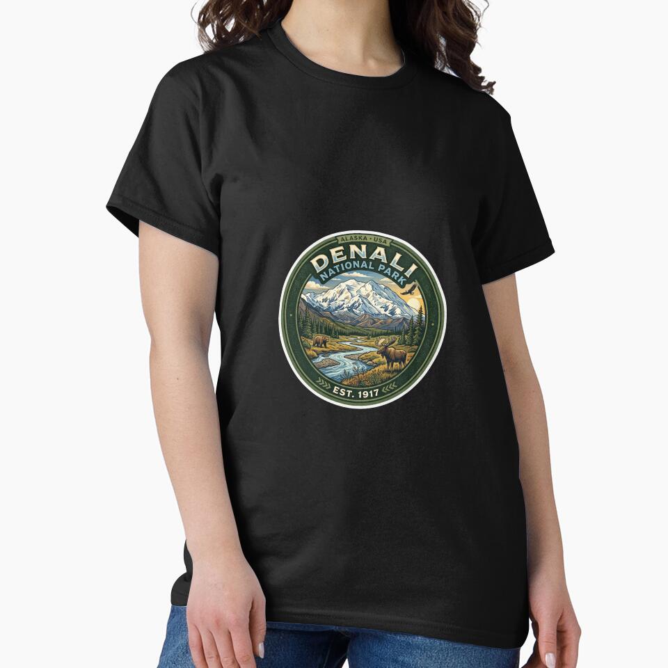 Denali National Park Alaska USA by TulipaGraphics