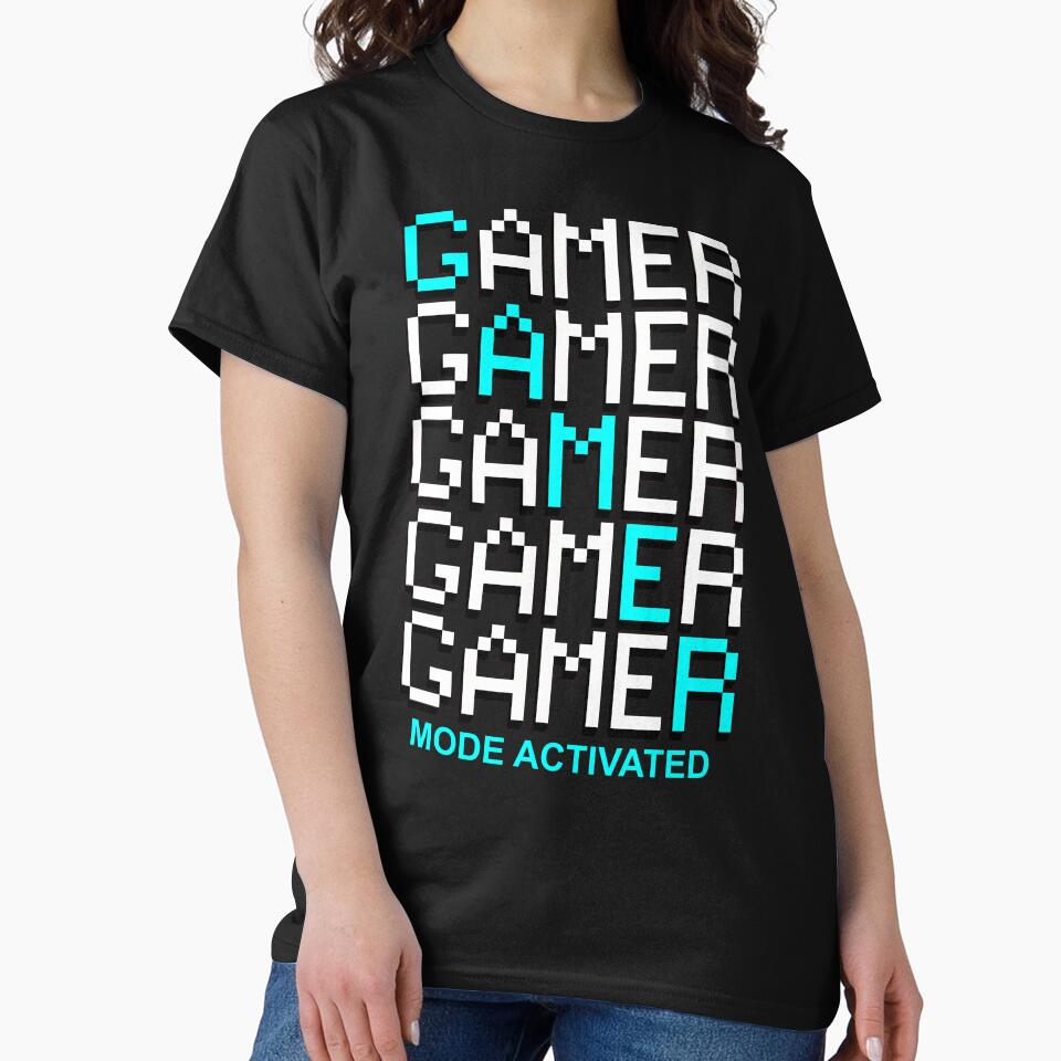 Gamer Mode Activated Retro Gaming by ShirtWreck