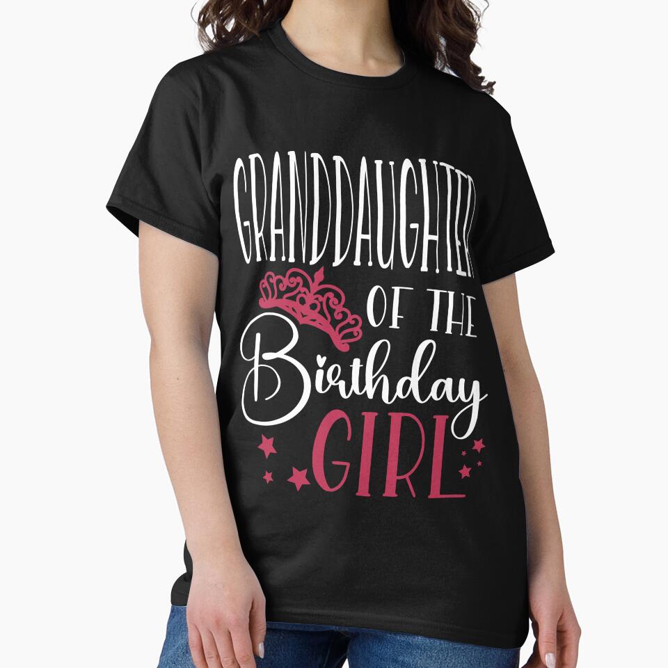 Birthday Squad Granddaughter of the Birthday Girl Birthday Party Gift by mysticblvd