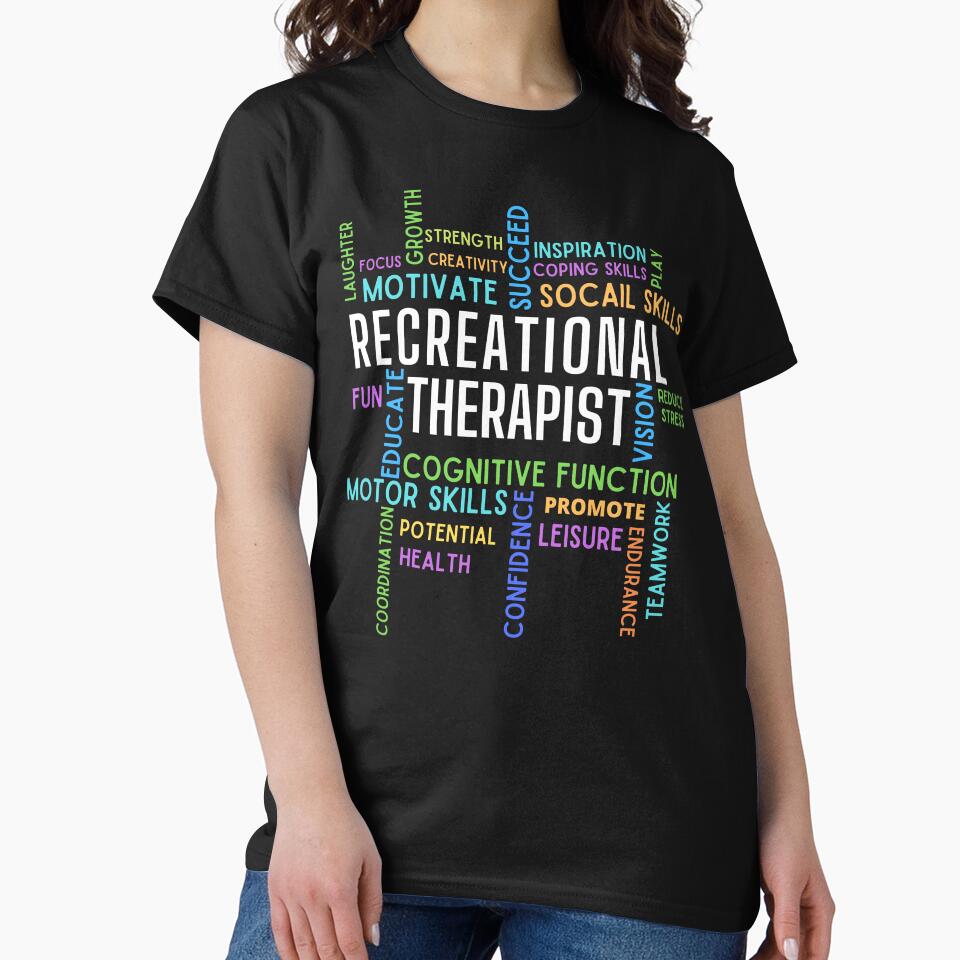 Therapeutic Recreational Therapist Motivation Gifts For RT Month by KamoDesigner