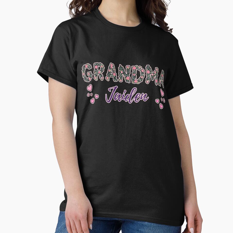 Custom Grandma Jaiden Design – Personalized Grandmother Gift by PriyaMagic