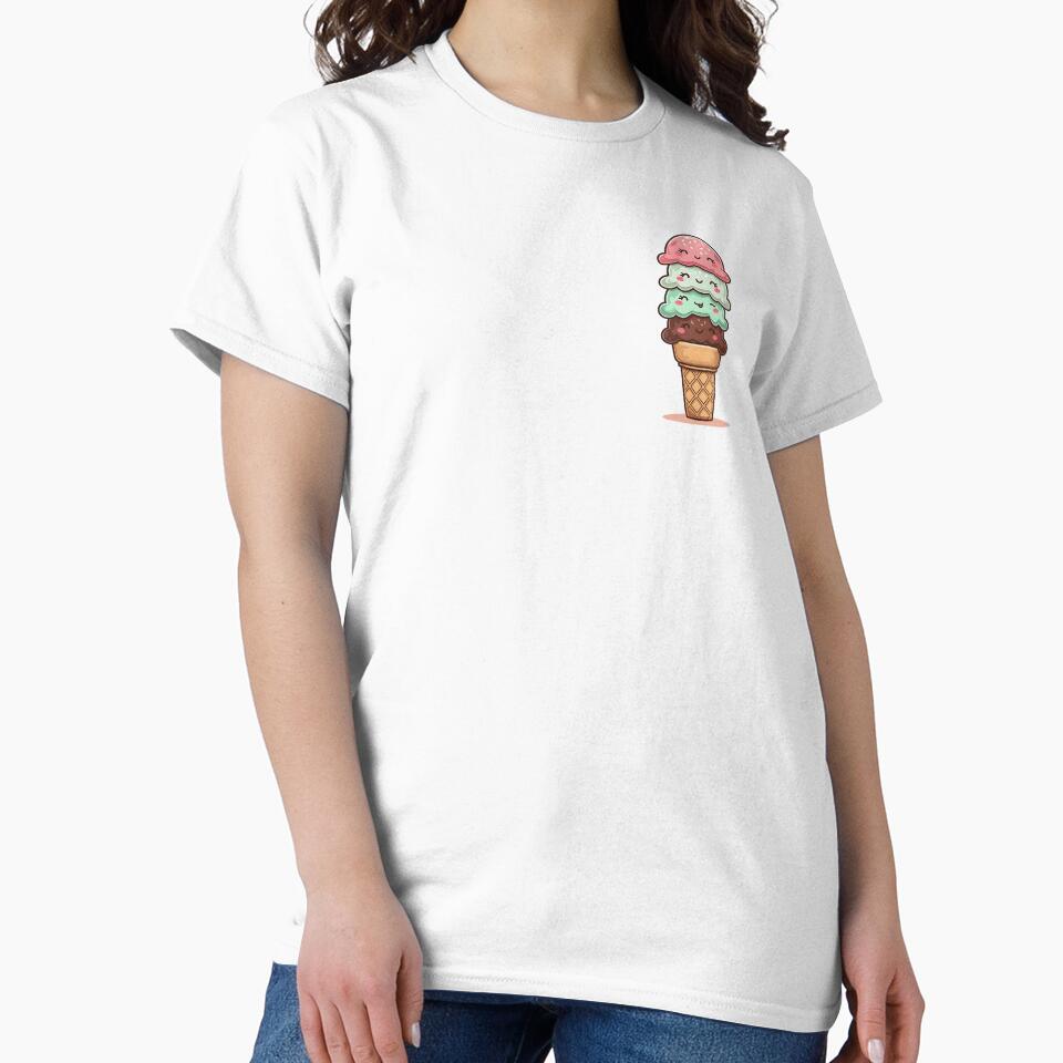 Kawaii Ice Cream by VibeTCreations Unisex