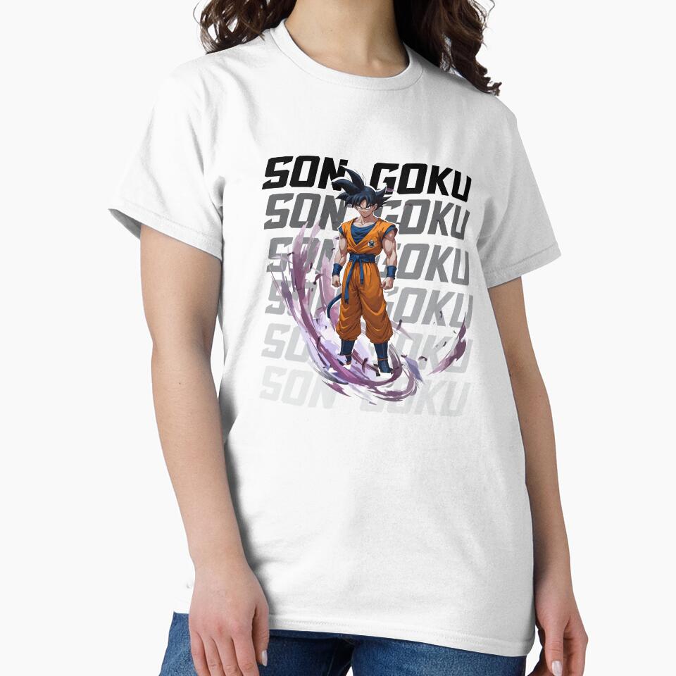 SON GOKU Illustration (T-shirt Design) by Creative-DH