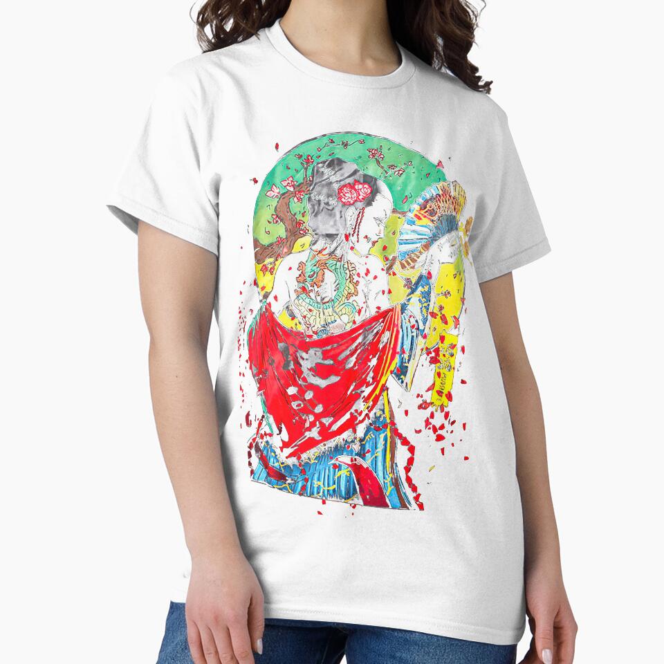 Harajuku Streetwear Japanese Geisha by shopshopGHDMAC Unisex