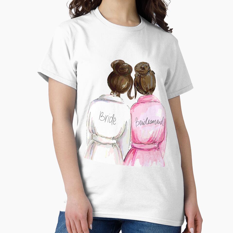 Personalized Bridesmaid Gift (Both Brunette) by premiertreats