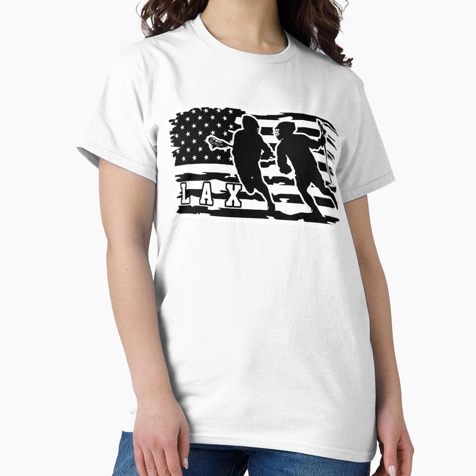 Lacrosse | LAX Players in US Flag by MYpngShop