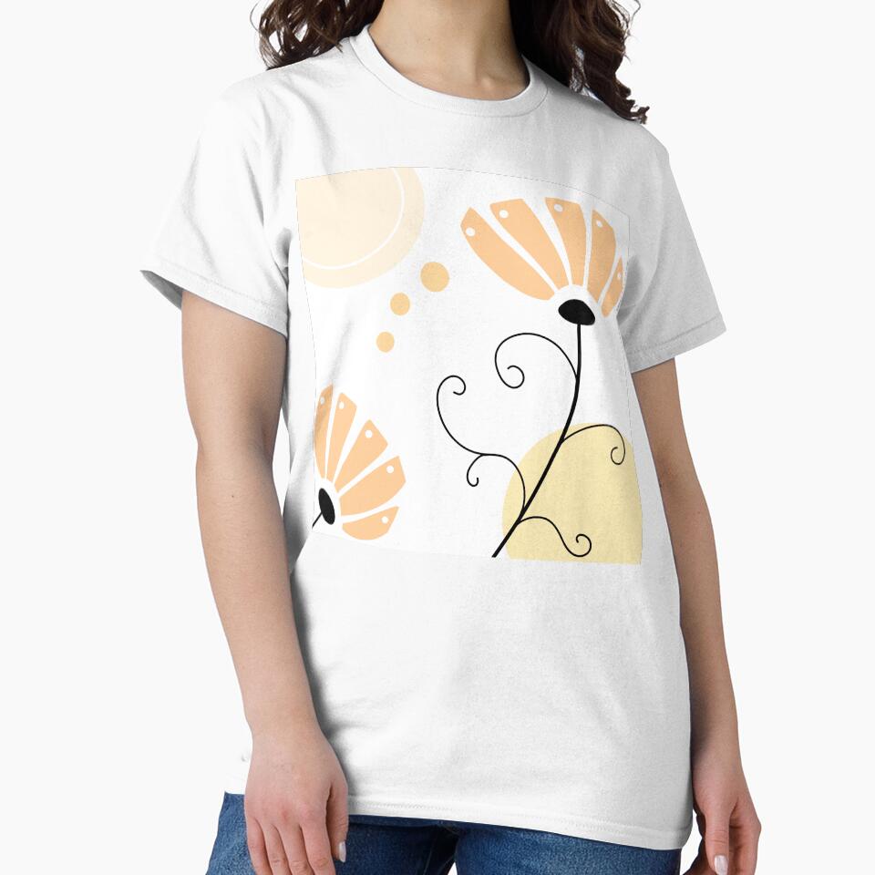 Light And Airy Neutrals Whimsical Boho Flower Design by Sartoris Art Unisex