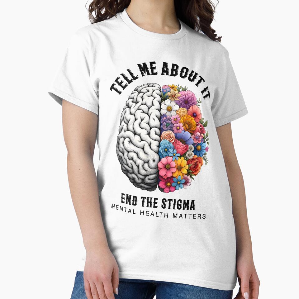 Tell Me About It Mental Health Matters by Eiwaprints