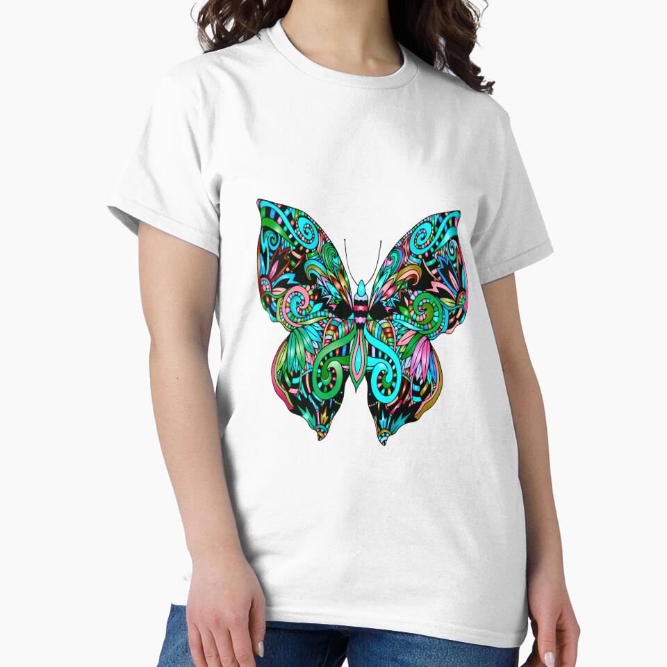 Butterfly Boho-Style by MyTshirtArt Unisex