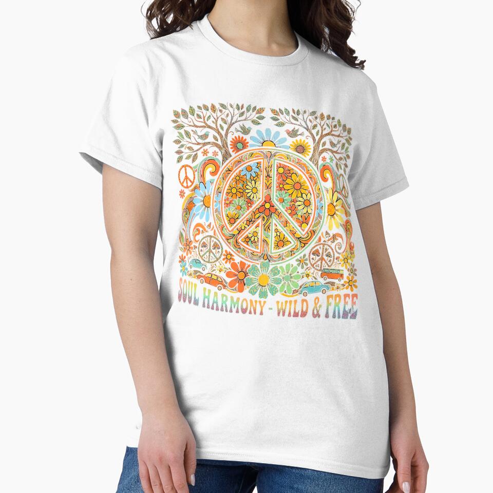 Peace Love Harmony 60s by MasterShong Unisex