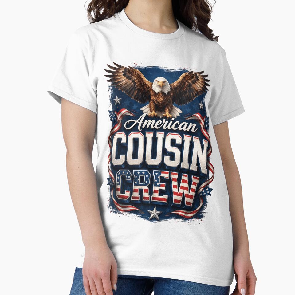 American Cousin Crew-American Eagle_Summer Vacation by EXCELLENT SHOPPING STORE