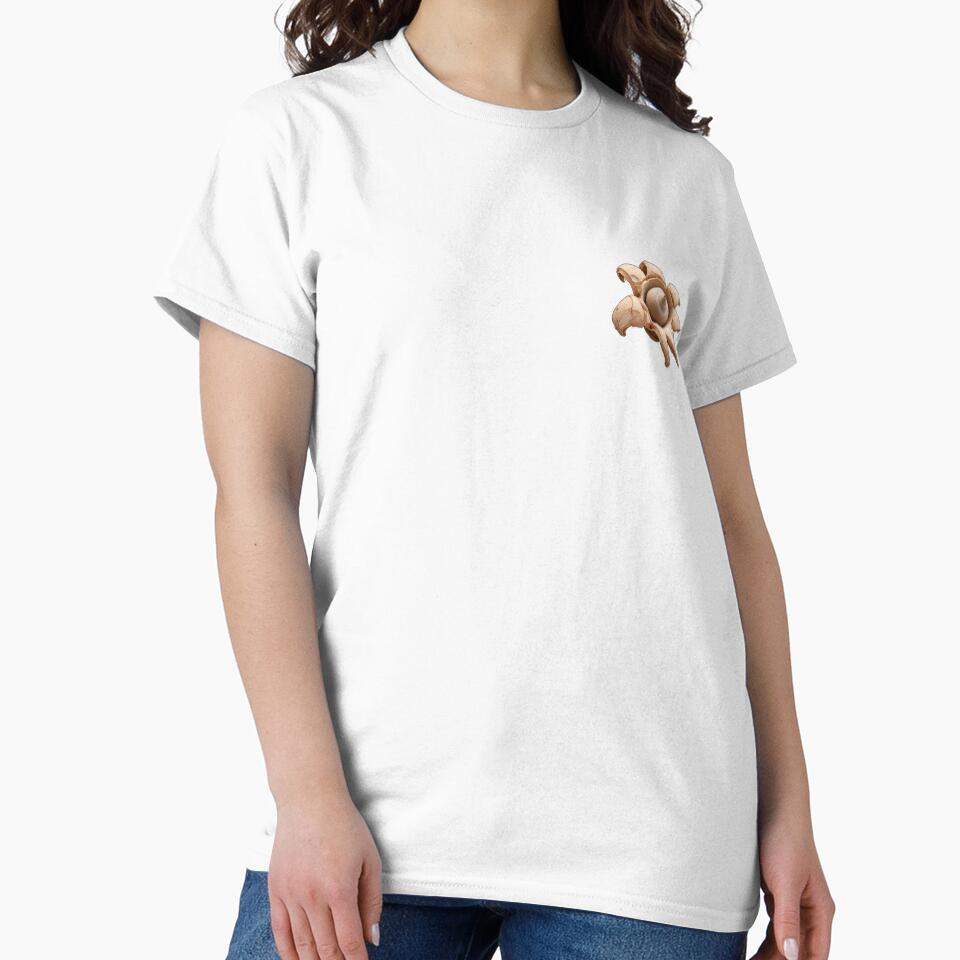 Collared Earthstar Mushroom | Geastrum Triplex Pocket Print by wildlifethings