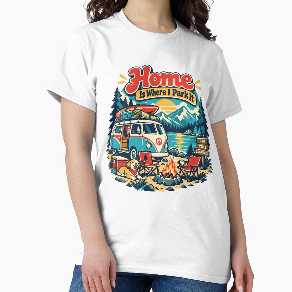 Home Is Where I Park It Camper Van by Summit Folk Studio