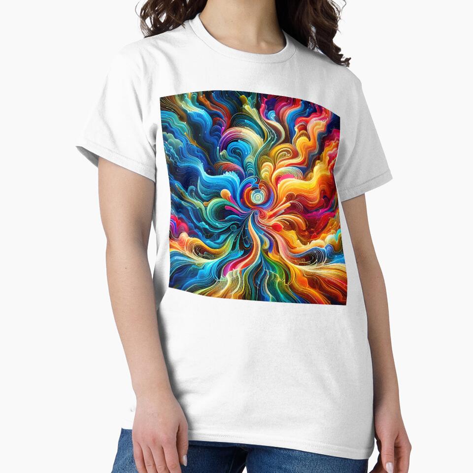 Retro 1960's Hippie Psychedelic Fantasy Colorful Vibrant Designs by DEC02 Unisex