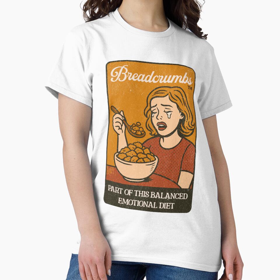 Breadcrumbs Emotional Diet – Funny Dating Comic Design by Honominu