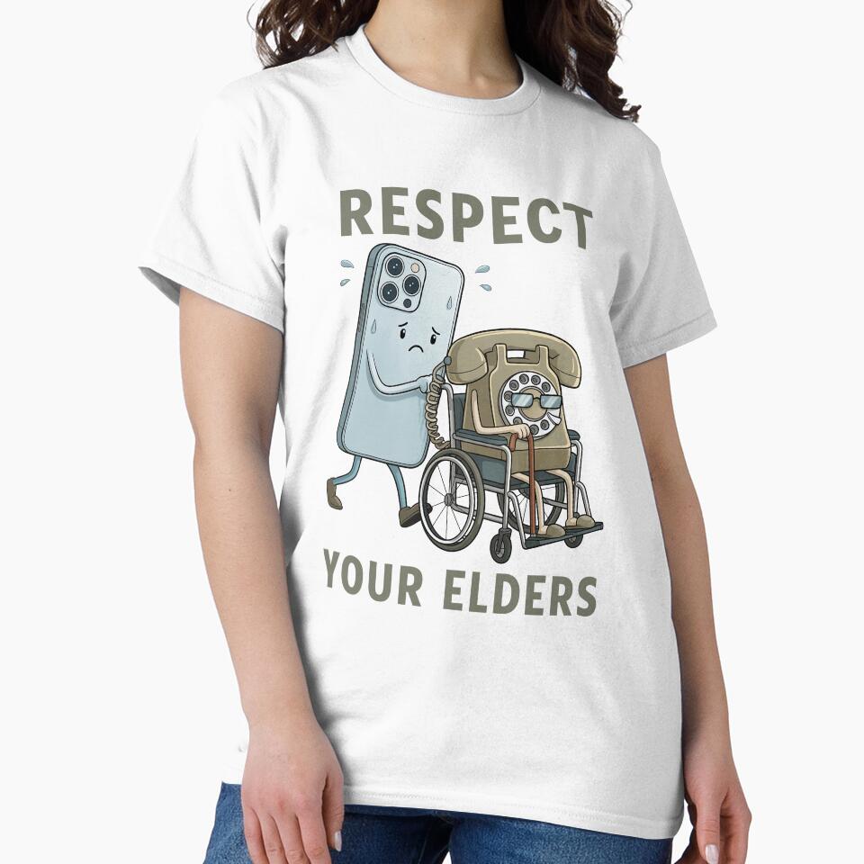Respect Your Elders Retro by charoen-design Unisex